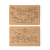 Puzzle em Madeira para Colorir com Desenhos Infantis