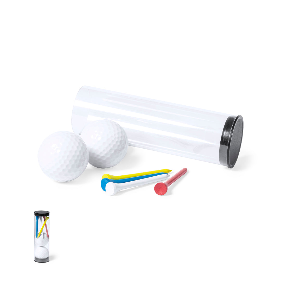 Set de Golfe Completo com 6 Acessórios Coloridos