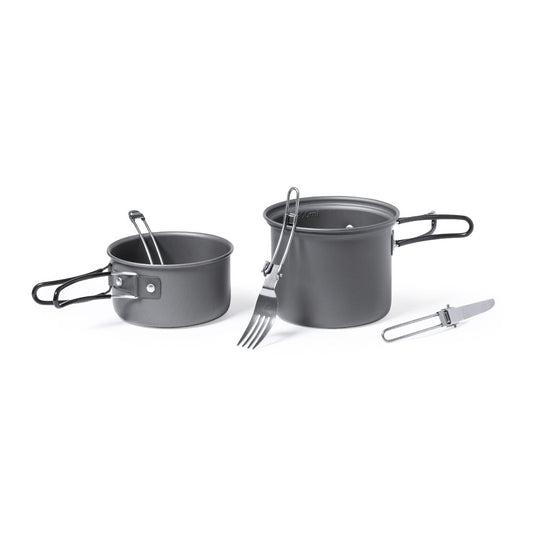 Conjunto Completo de Menaje para Camping Compacto