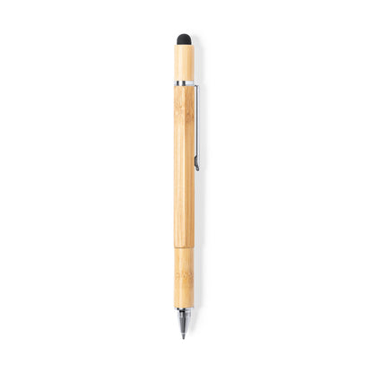 Esferográfica Multifuncional em Bambu - Prática e Ecológica
