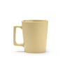 Caneca de Cerâmica Amarela 350ml com Alça Confortável