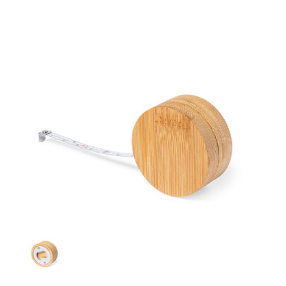 Fita Métrica 1m em Bambu com Abre-Cápsulas