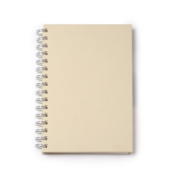 Caderno de Notas em Papel Reciclado com Capa Dura
