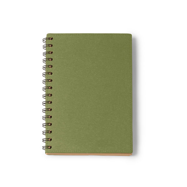 Caderno de Notas em Papel Reciclado com Capa Dura
