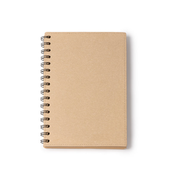 Caderno de Notas em Papel Reciclado com Capa Dura