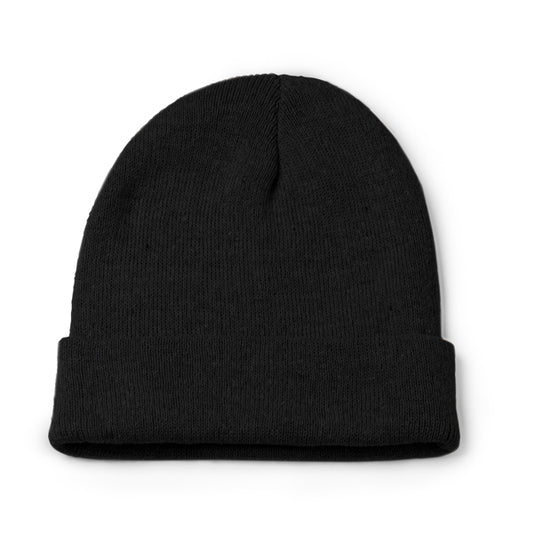 Gorro de Lã Preto com Forro Interior Macio