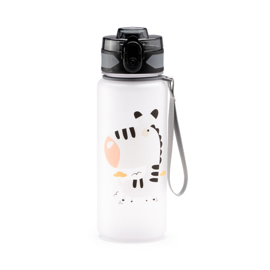 Garrafa de Água em Tritan 750ml com Design de Zebra