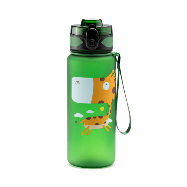 Garrafa de Água em Tritan 750ml com Design de Zebra