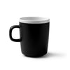 Caneca de Cerâmica Preta 350ml com Interior Branco