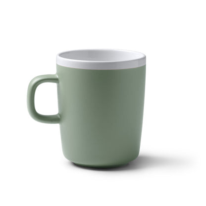 Caneca de Cerâmica Preta 350ml com Interior Branco