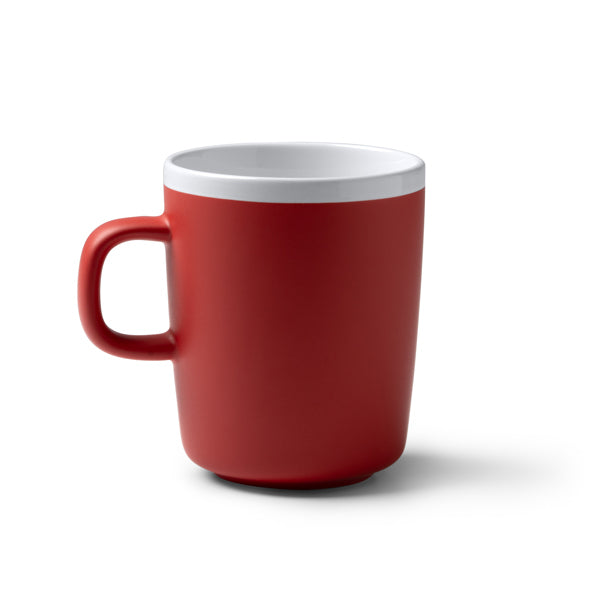 Caneca de Cerâmica Preta 350ml com Interior Branco