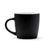 Caneca de Cerâmica Preta 300ml com Interior Colorido