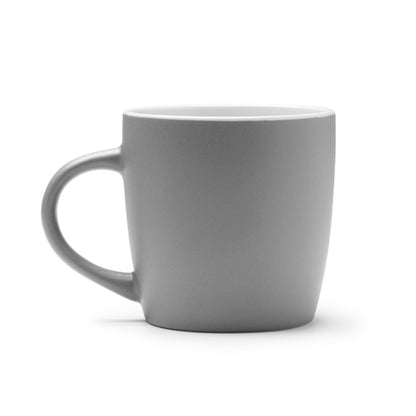 Caneca de Cerâmica Preta 300ml com Interior Colorido