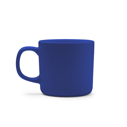 Caneca de Cerâmica Preta 300ml com Interior Colorido