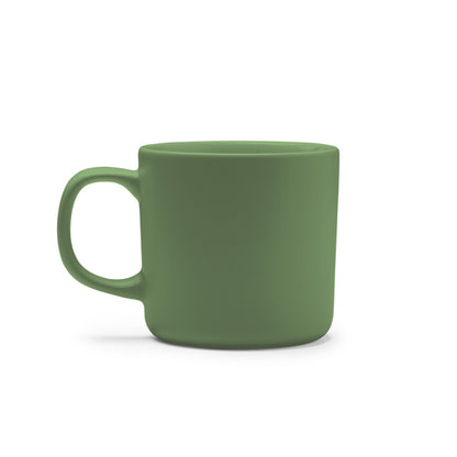 Caneca de Cerâmica Preta 300ml com Interior Colorido