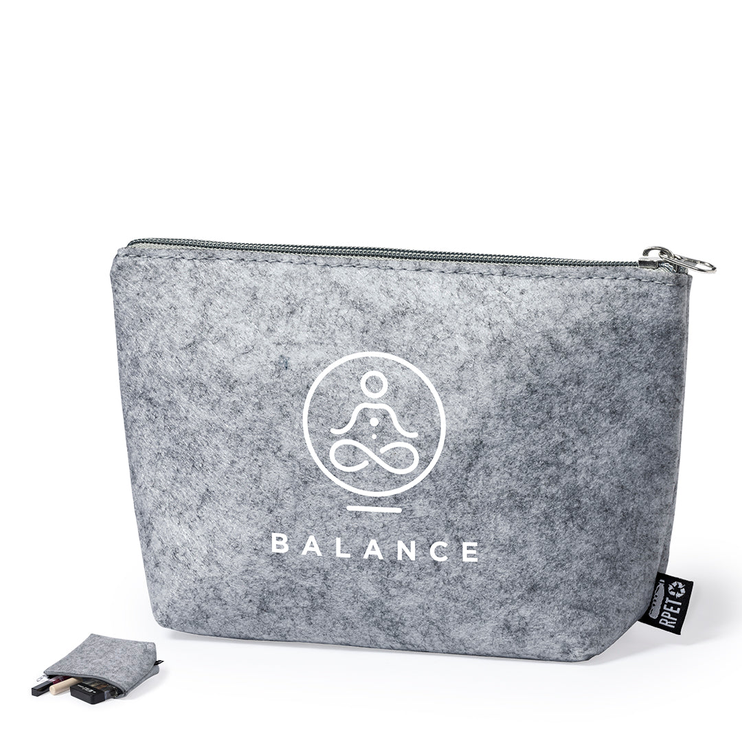 Necessaire Ramsek em Feltro RPET Eco-Friendly