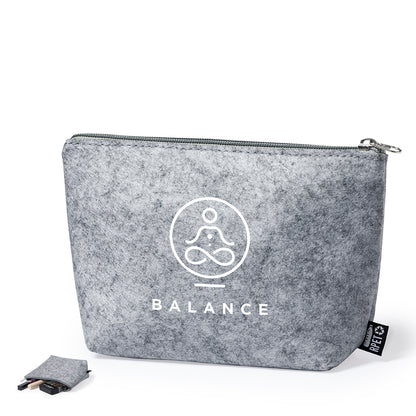 Necessaire Ramsek em Feltro RPET Eco-Friendly