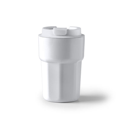 Copo Térmico em Plástico com Tampa e Canudo 500ml