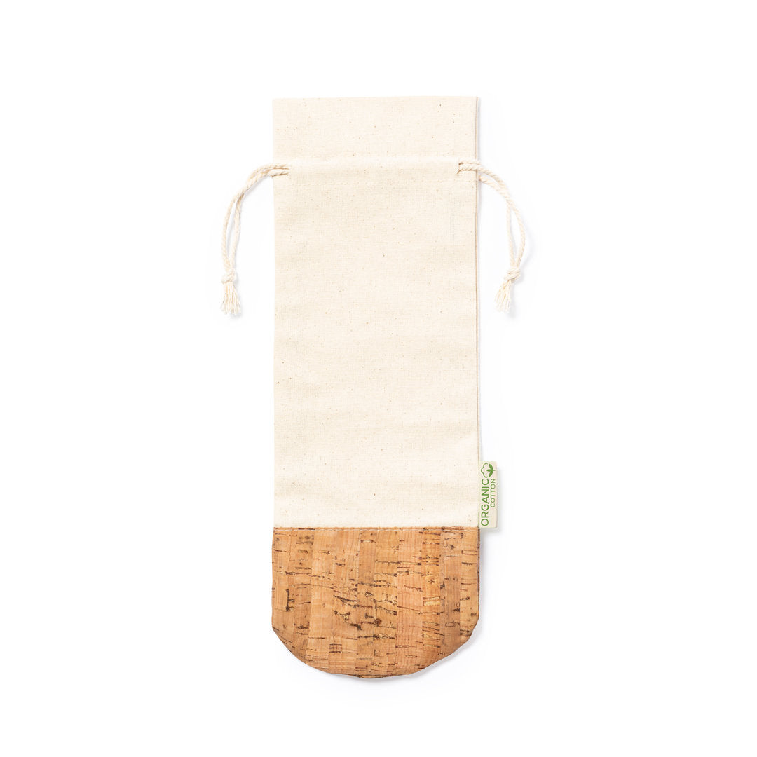 Bolsa para Garrafas em Algodão Orgânico e Cortiça