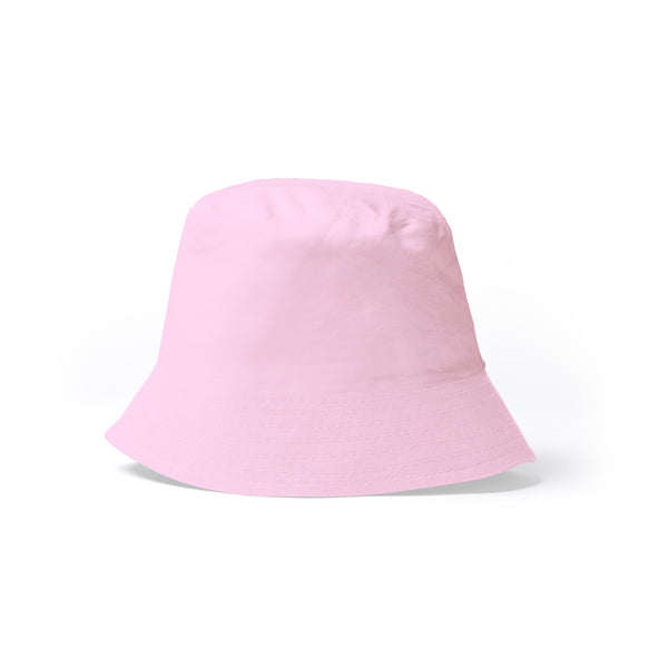 Gorro de Algodão Branco com Aba Larga