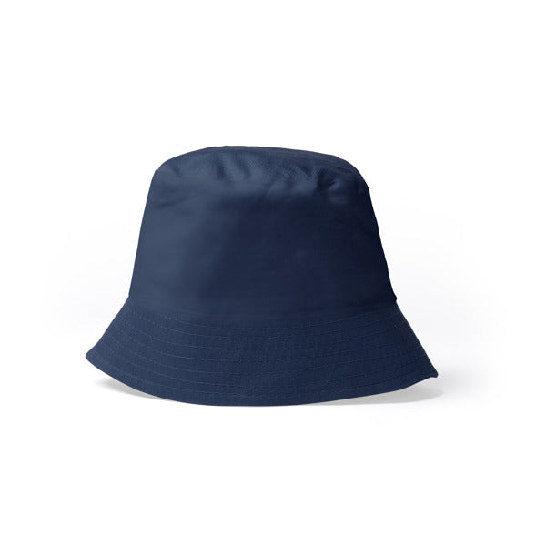 Gorro de Algodão Branco com Aba Larga