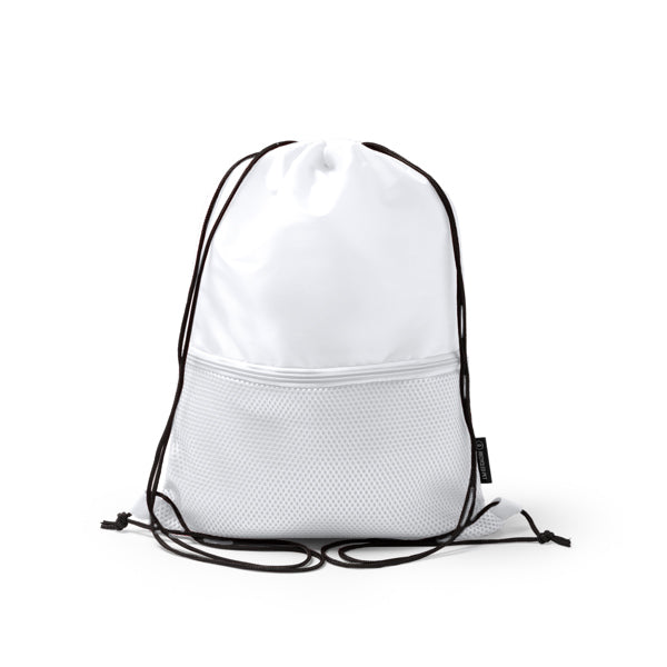 Mochila de Poliéster com Rede e Bolso Frontal