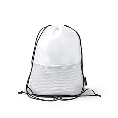 Mochila de Poliéster com Rede e Bolso Frontal