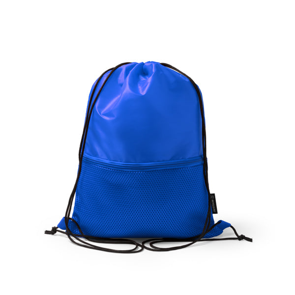 Mochila de Poliéster com Rede e Bolso Frontal