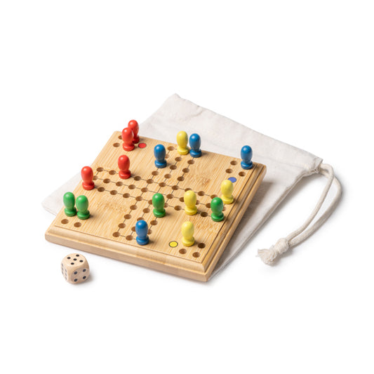 Jogo de Parcheesi SISCAR em Bambu