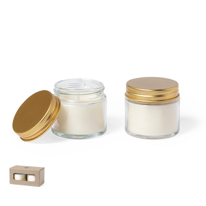 Set de Velas Aromáticas Kesha com Aroma Fresia