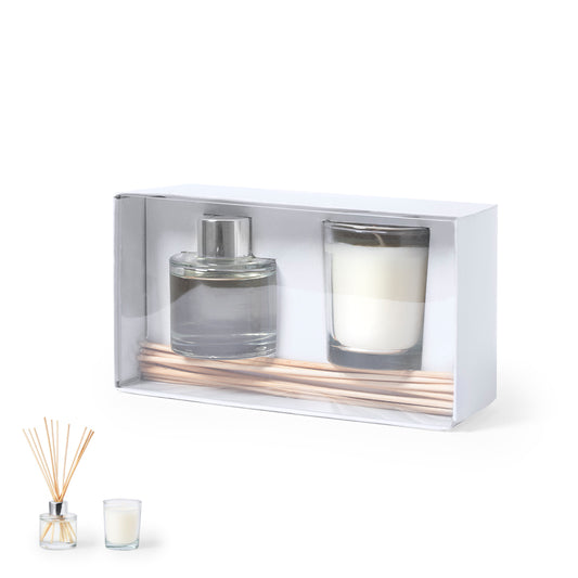 Set Aromático Hanks com Difusor e Vela