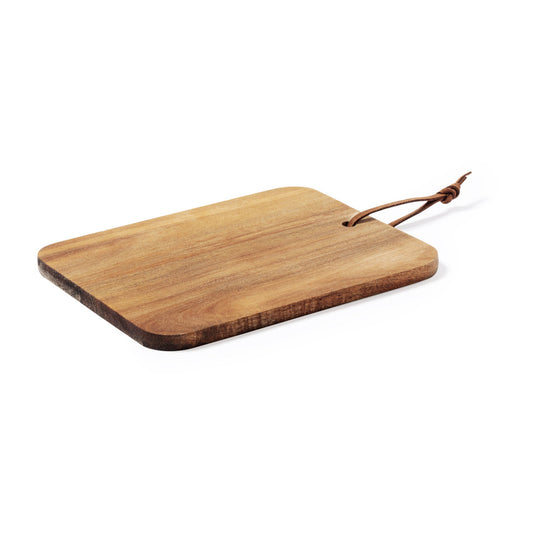 Tabla de Corte em Madeira Natural com Cordão