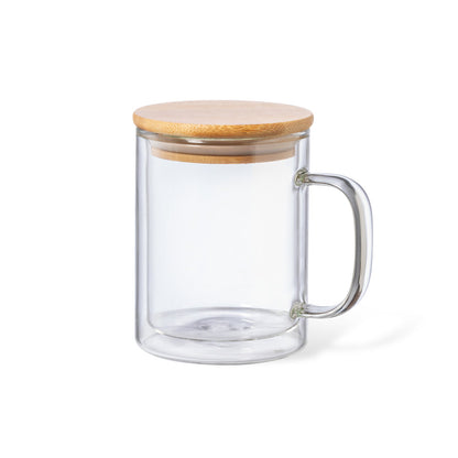 Caneca Térmica de Vidro Borossilicato 370ml