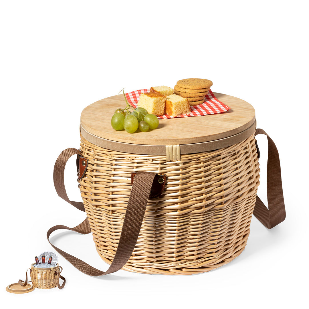 Cesta Nevera Picnic Bubu - Estilo Retro e Praticidade