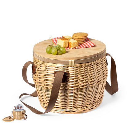 Cesta Nevera Picnic Bubu - Estilo Retro e Praticidade