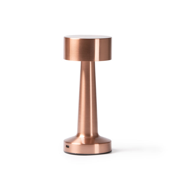 Lanterna de Mesa em Alumínio Preto com Design Minimalista