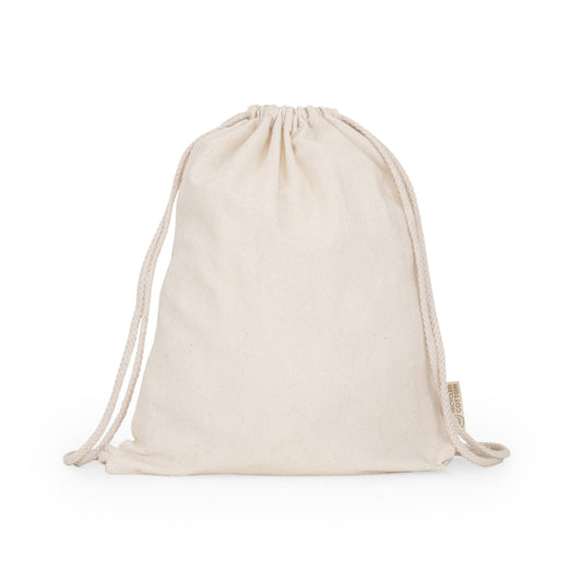 Saco de Algodão Cru com Cordão