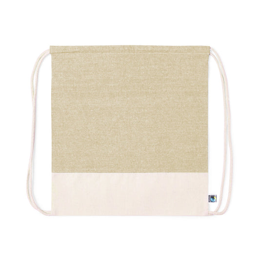 Saco Mochila Nature em Algodão Fairtrade