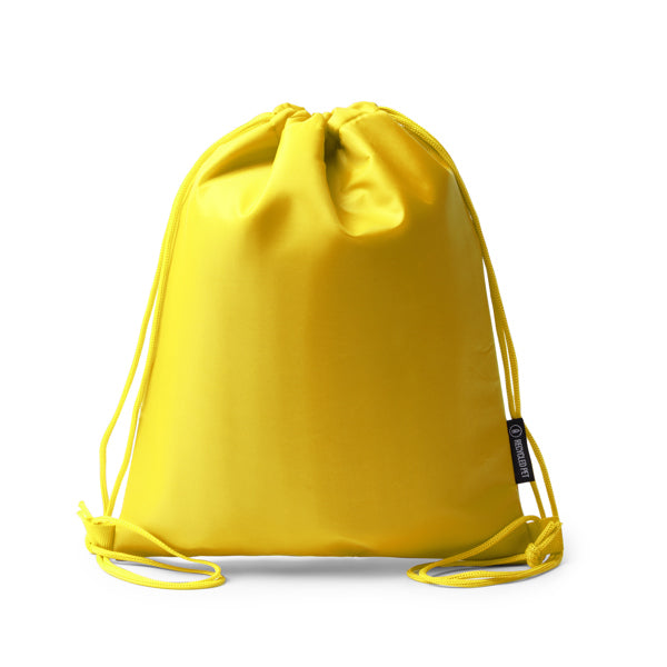 Bolsa de Viagem em Poliéster Branco com Cordão