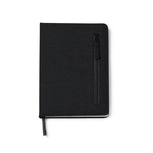 Caderno em Papel Reciclado com Capa de Tecido