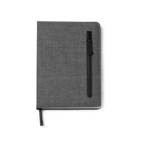 Caderno em Papel Reciclado com Capa de Tecido