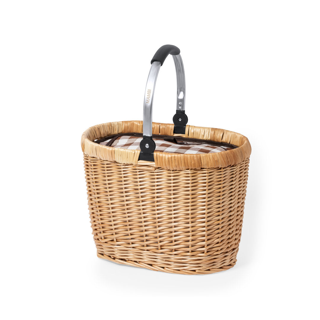 Cesta Nevera Picnic Retro em Mimbre Isotérmica
