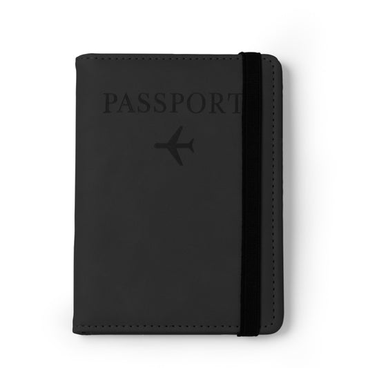 Capa de Passaporte em Couro Sintético com Elástico