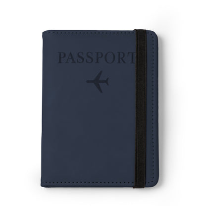 Capa de Passaporte em Couro Sintético com Elástico