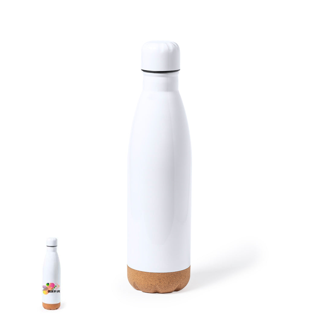 Bidão Sublimação 750ml em Aço Inox Brilhante