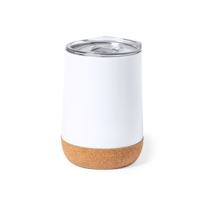 Vaso Térmico Branco 330ml com Doseador Fácil