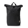 Mochila de Poliéster com Fecho para Laptop e Design Rolado