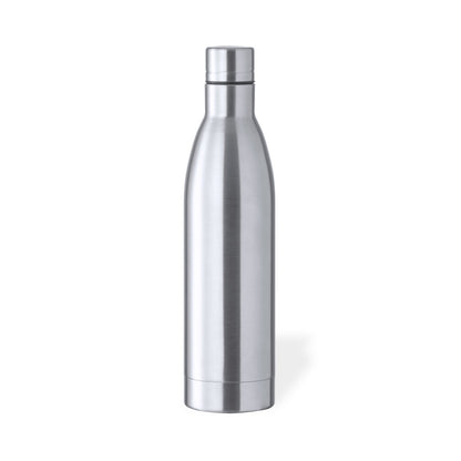 Bidão de Aço Inox 1L com Tampa Rosca Brilhante