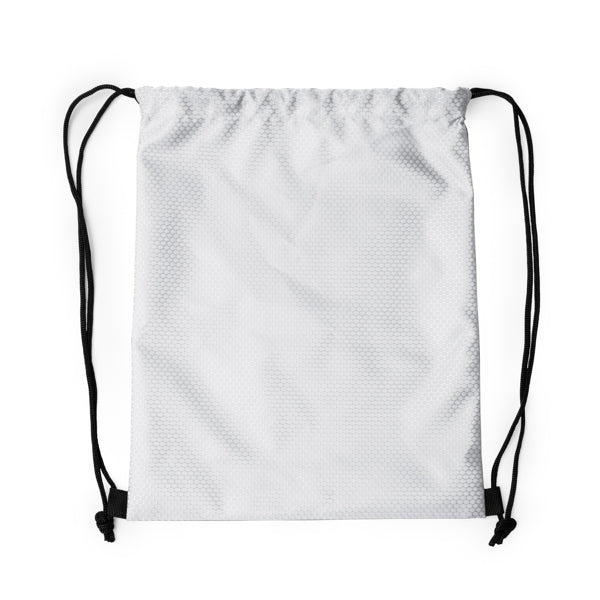 Mochila de Poliéster com Cordão e Compartimento para Laptop