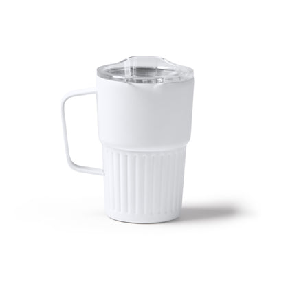 Copo de Plástico com Tampa e Canudo 450ml